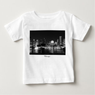 Camiseta De Bebé Grant Park Chicago Grayscale