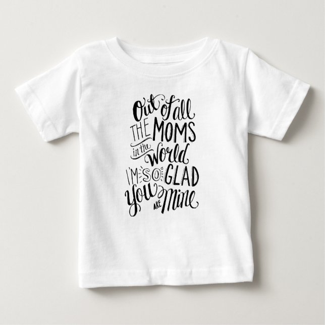 Camiseta De Bebé Gratitud para mamá (Anverso)