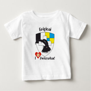Camiseta De Bebé Graubünden Grigioni Grischun Suiza Suisse Svizra