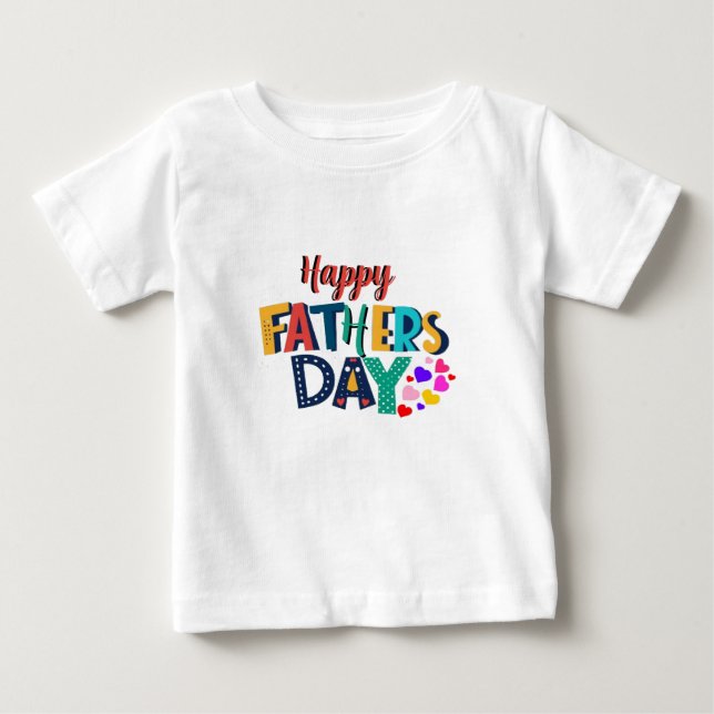 Camiseta De Bebé Great Father's Day (Anverso)