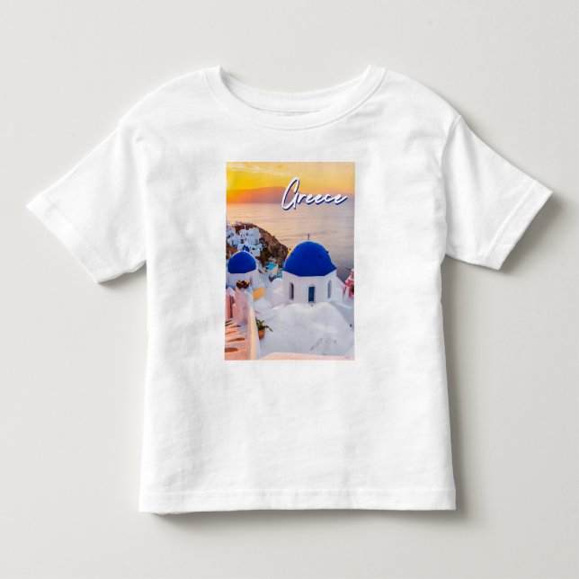 Camiseta De Bebé Grecia (Anverso)