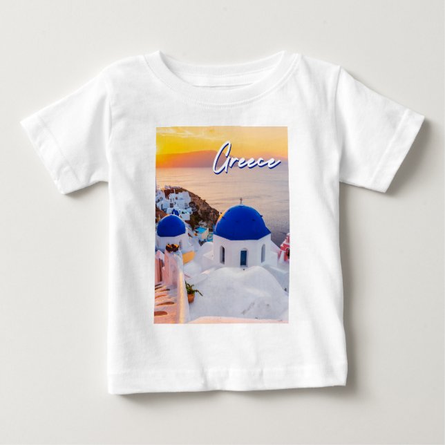 Camiseta De Bebé Grecia (Anverso)