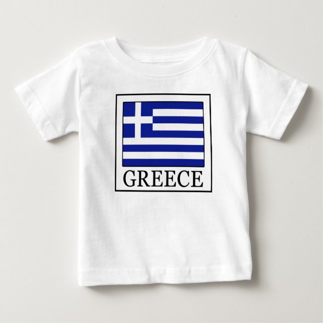 Camiseta De Bebé Grecia (Anverso)