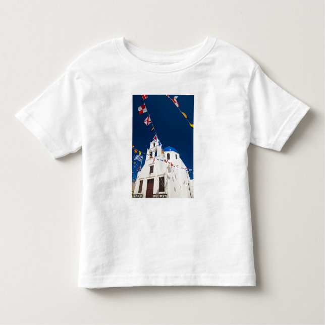 Camiseta De Bebé Grecia e isla griega de Santorini ciudad de Oia 4 (Anverso)