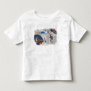 Camiseta De Bebé Grecia e isla griega de Santorini pueblo de Oia 5