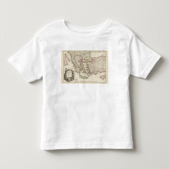 Camiseta De Bebé Grecia y Turquía (Anverso)