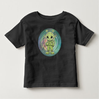 Camiseta De Bebé Green Alien