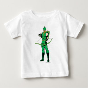 Camiseta De Bebé Green Arrow Standing with Bow