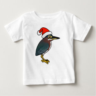 Camiseta De Bebé Green Heron Santa