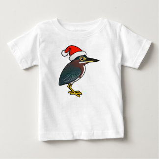 Camiseta De Bebé Green Heron Santa
