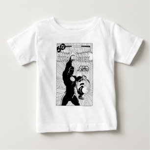 Camiseta De Bebé Green Lantern - Glowing Lantern, Black and White