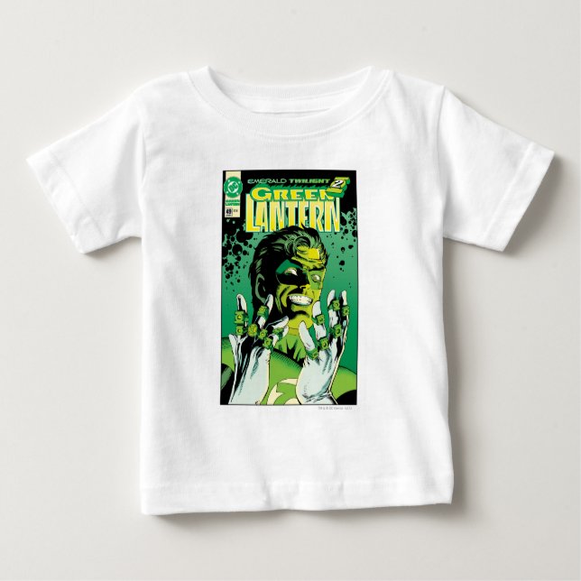 Camiseta De Bebé Green Lantern  - Many Rings (Anverso)