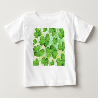 Green Shamrock St Patrick's Day Infant T-Shirt