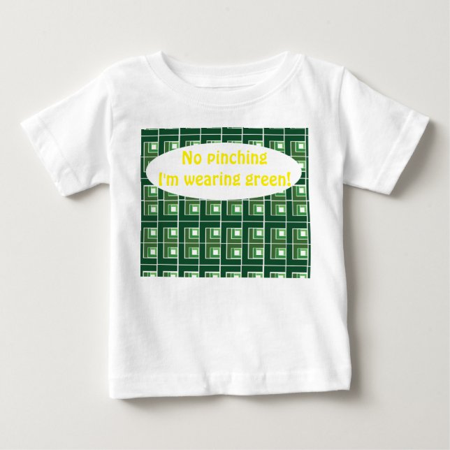 Camiseta De Bebé Green Topsy Turvy (Anverso)