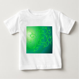 Camiseta De Bebé Green Vines Irish Luck Ireland Flowers Art