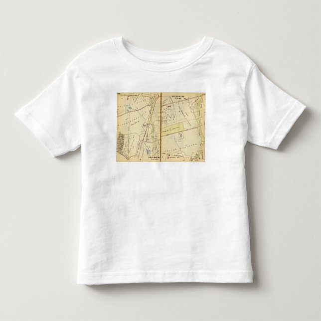 Camiseta De Bebé Greenburg, Nueva York 4 (Anverso)
