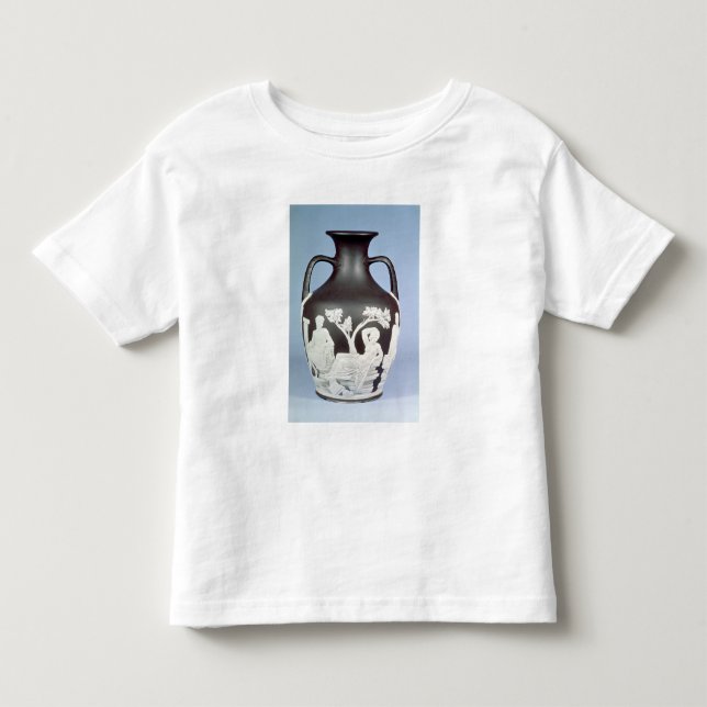 Camiseta De Bebé Gres, copia del florero de Portland (Anverso)