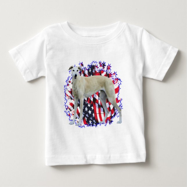 Camiseta De Bebé Greyhound Patriot (Anverso)
