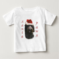 Griffon Santa Paws con la cabeza cubierta por alam