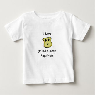 Camiseta De Bebé grilledcheesehappiness, tengo, queso asado a la