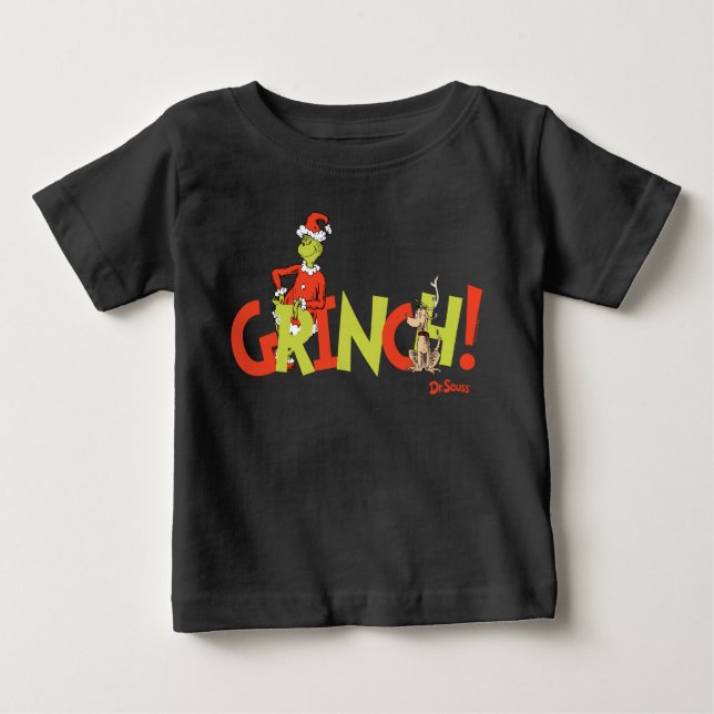 Camiseta De Bebé Grinch! Character Logo Graphic (Anverso)
