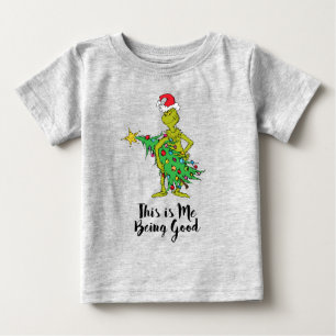 Camiseta De Bebé Grinch clásico   Ridículo