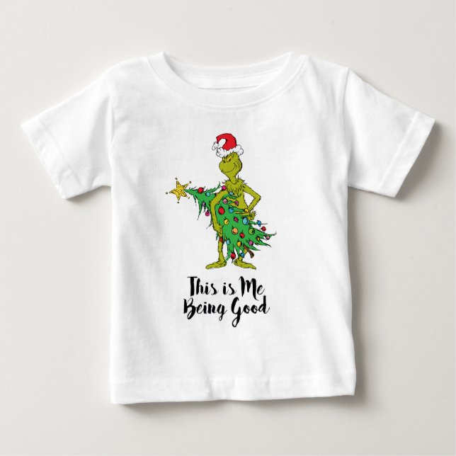 Camiseta De Bebé Grinch clásico | Ridículo (Anverso)