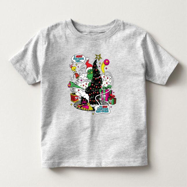 Camiseta De Bebé Grinch Colorful Navidades Graphic (Anverso)