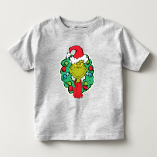 Camiseta De Bebé Grinch Corona de Navidad