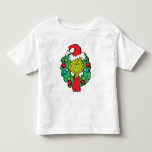 Camiseta De Bebé Grinch   Corona Navideña