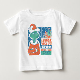 Camiseta De Bebé Grinch Detener Navidad Gráfico Antiguo