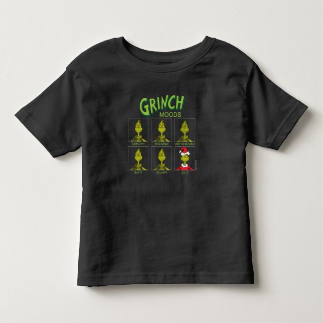 Camiseta De Bebé Grinch | Edición de Navidades de gráficos de estad (Anverso)