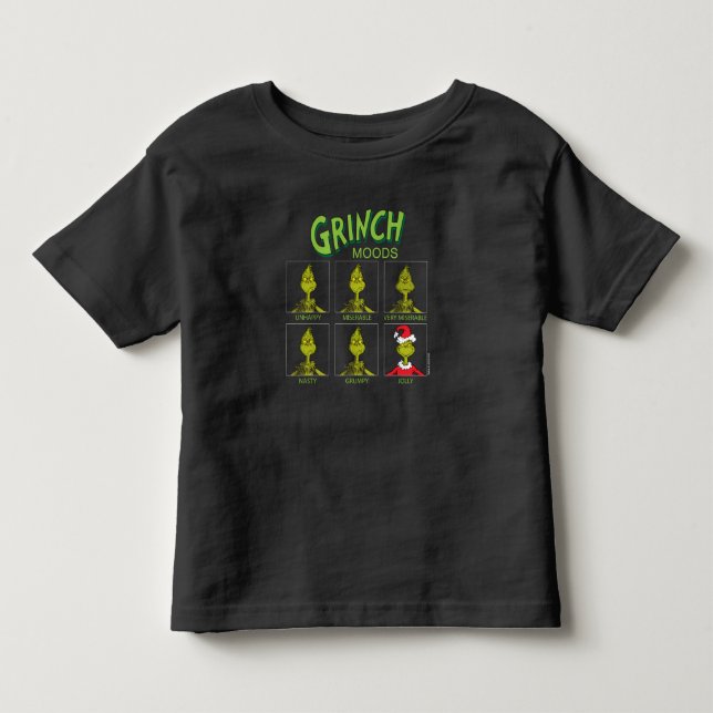 Camiseta De Bebé Grinch | Gráfico de Humores Edición Navidad (Anverso)