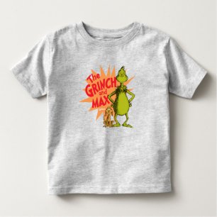 Camiseta De Bebé Grinch Grinch & Max Starburst