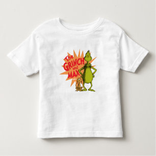 Camiseta De Bebé Grinch Grinch & Max Starburst