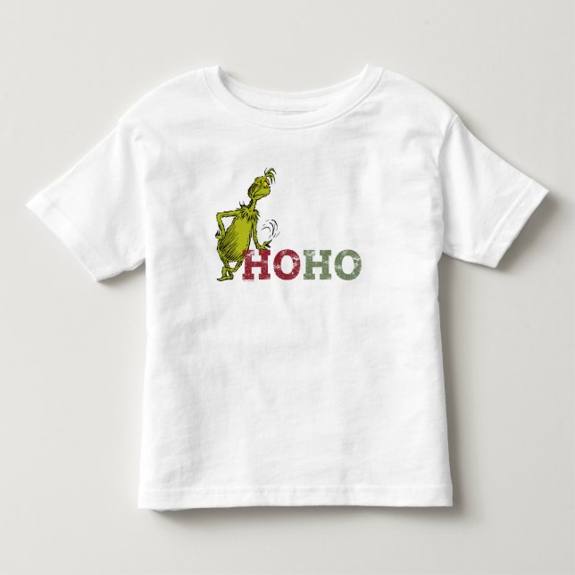 Camiseta De Bebé Grinch | Ho Ho Ho Ho (Anverso)