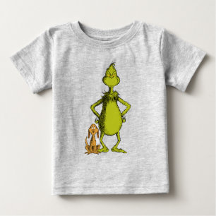 Camiseta De Bebé Grinch   Max & Grinch Stance