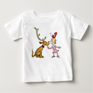 Camiseta De Bebé Grinch Max y Cindy Lou Who