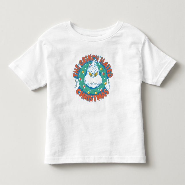 Camiseta De Bebé Grinch Odió La Navidad (Anverso)