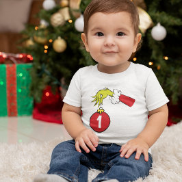 Camiseta De Bebé Grinch | Primer cumpleaños