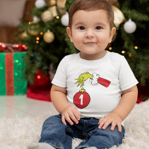 Camiseta De Bebé Grinch   Primer cumpleaños