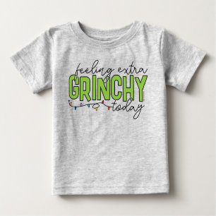 Camiseta De Bebé Grinch   Sensación de picazón extra hoy 2