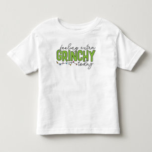 Camiseta De Bebé Grinch   Sintiéndose Extra Grinchy Hoy 4