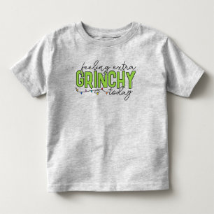 Camiseta De Bebé Grinch   Sintiéndose Extra Gruñón Hoy 2