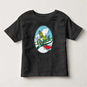 Camiseta De Bebé Grinch Snowboarding