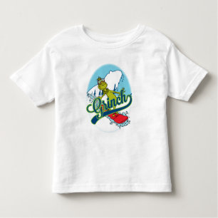Camiseta De Bebé Grinch Snowboarding