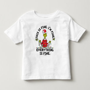 Camiseta De Bebé Grinch Todo está bien