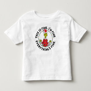 Camiseta De Bebé Grinch Todo está bien