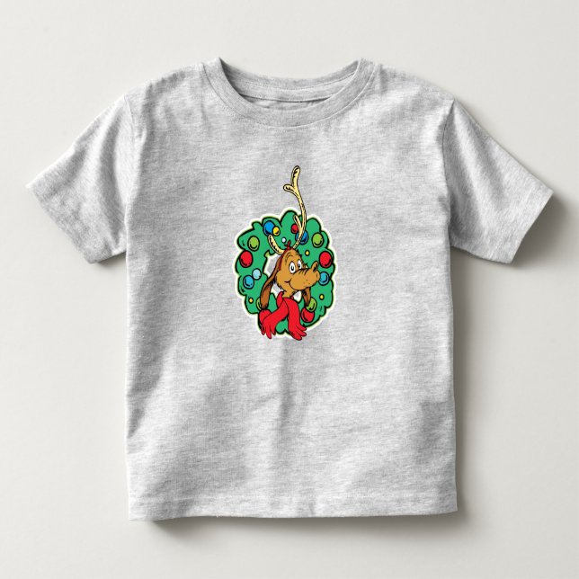 Camiseta De Bebé Grinch | Wreath máximo de Navidades (Anverso)