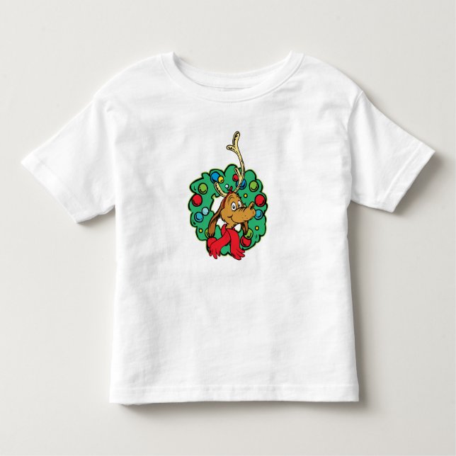 Camiseta De Bebé Grinch | Wreath máximo de Navidades (Anverso)